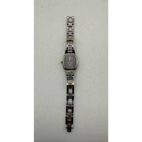 Fossil F2 Silver Tone Oval FaceCase Link Bracelet Band Watch Stainless Steel - Picture 2 of 10